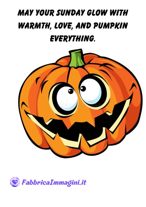 May your Sunday glow with warmth, love, and pumpkin everything