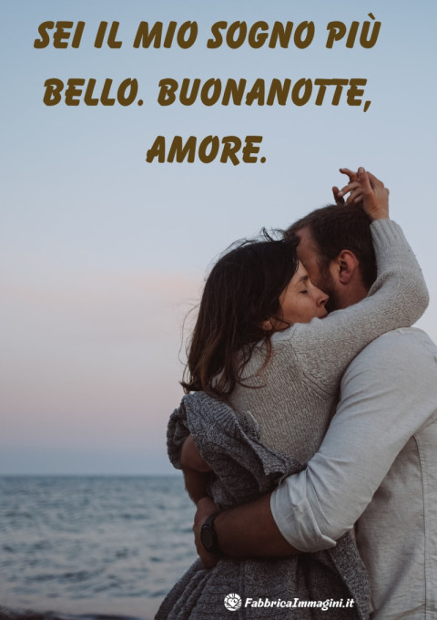 Sei il mio sogno più bello Buonanotte, amore