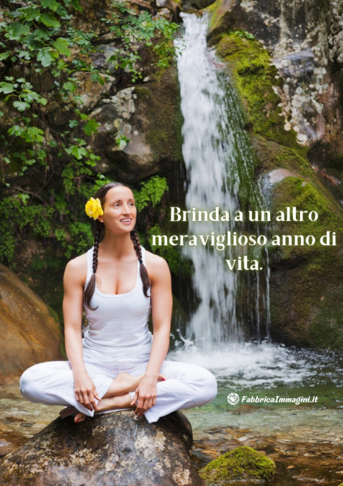 Brinda a un altro meraviglioso anno di vita