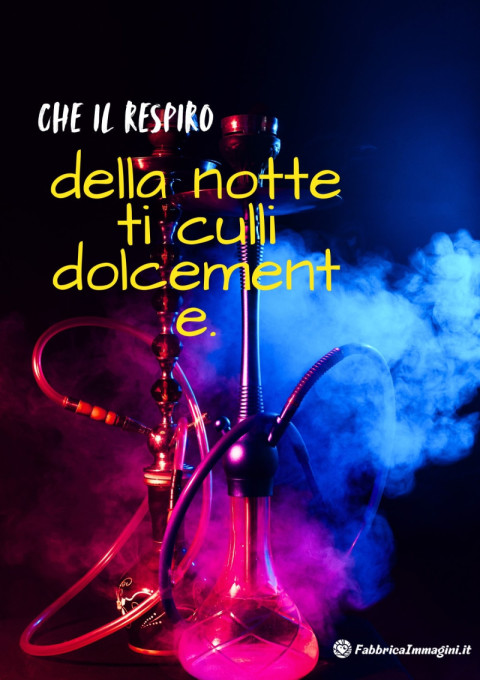 Che il respiro della notte ti culli dolcemente