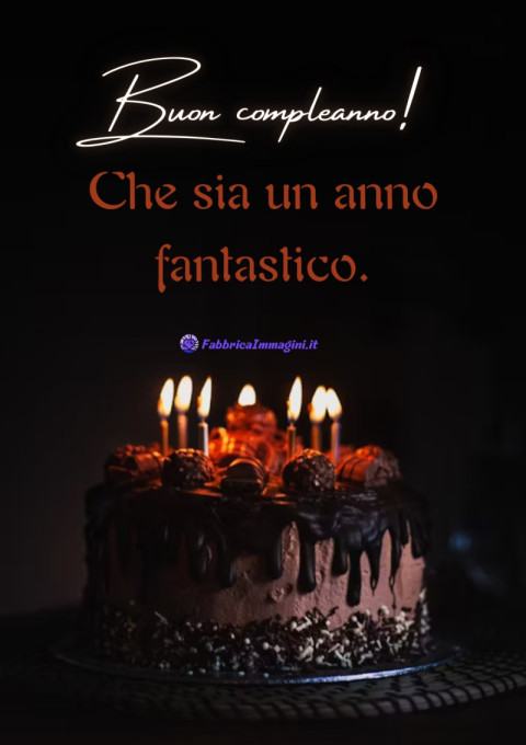 Buon compleanno! Che sia un anno fantastico