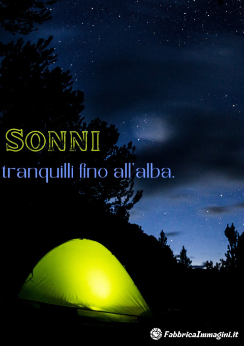 Sonni tranquilli fino all'alba