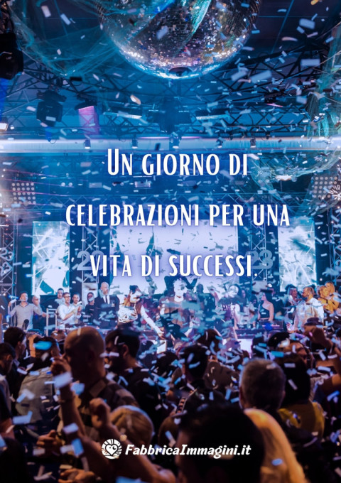 Un giorno di celebrazioni per una vita di successi