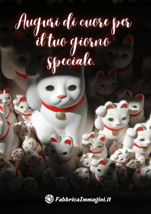 Auguri di cuore per il tuo giorno speciale