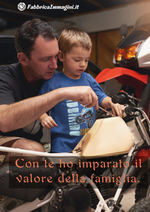 Con te ho imparato il valore della famiglia
