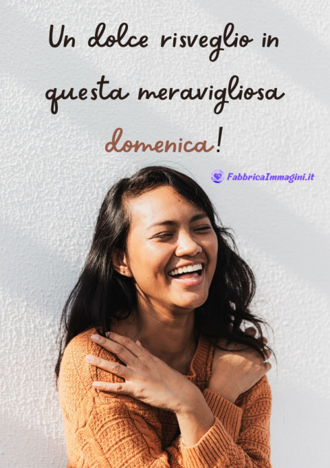 Un dolce risveglio in questa meravigliosa domenica!