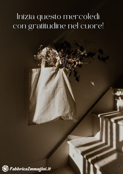 Inizia questo mercoledì con gratitudine nel cuore!