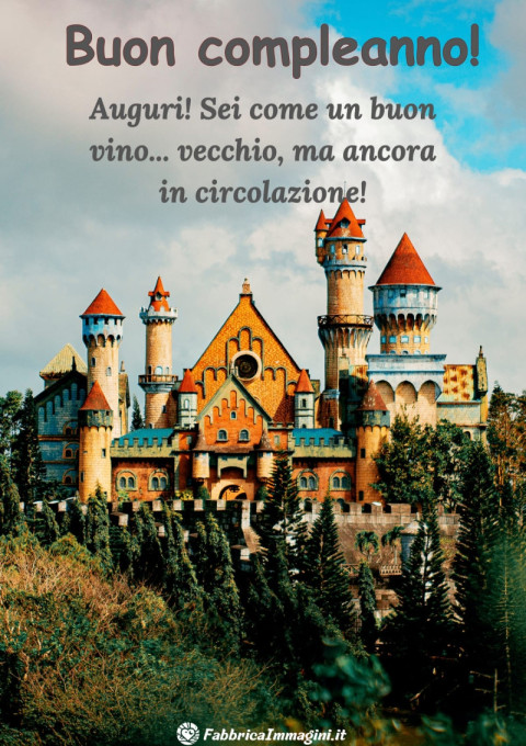 Auguri! Sei come un buon vino vecchio, ma ancora in circolazione!