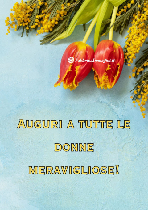 Auguri a tutte le donne meravigliose!