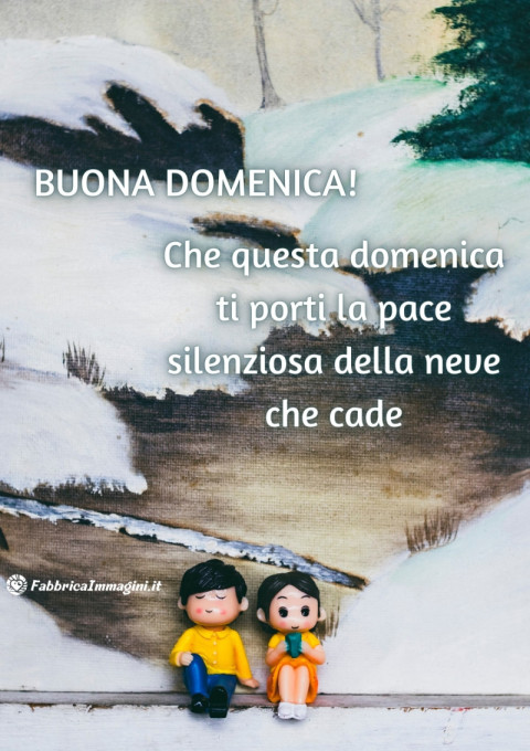 Buona domenica! Anche se fuori fa freddo, il tuo cuore può restare caldo