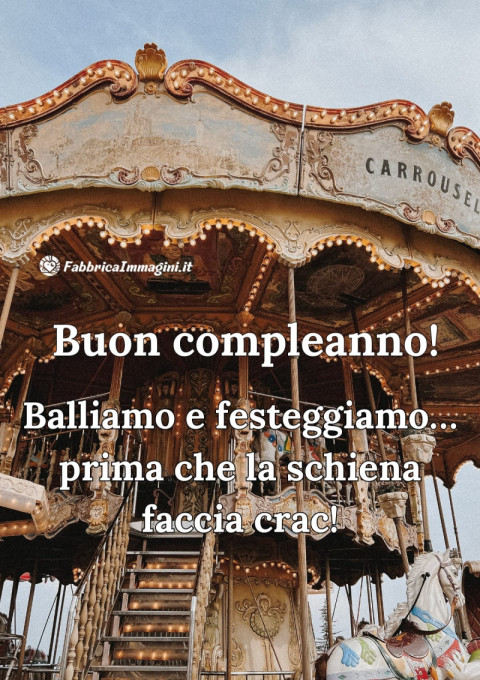 Balliamo e festeggiamo… prima che la schiena faccia crac!