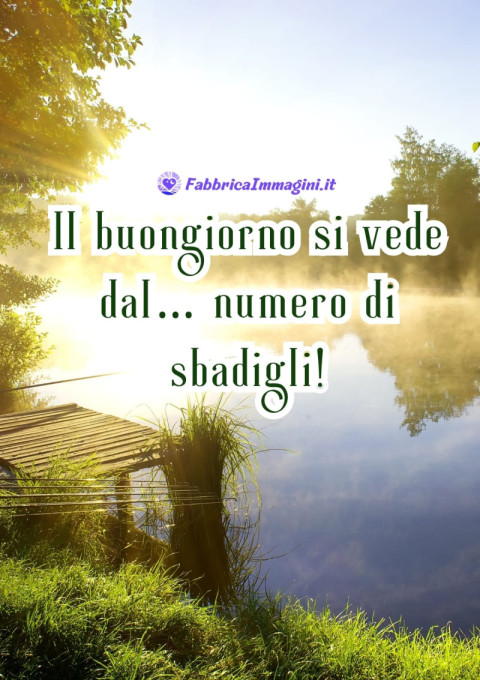 Il buongiorno si vede dal… numero di sbadigli!