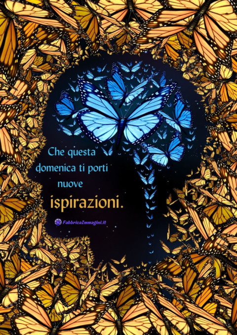 Che questa domenica ti porti nuove ispirazioni