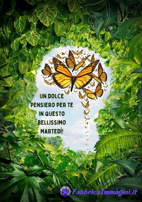 Un dolce pensiero per te in questo bellissimo martedì!