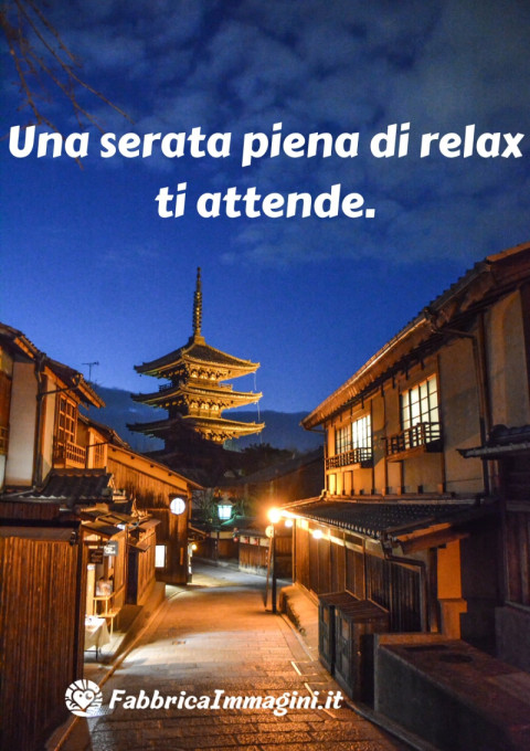 Una serata piena di relax ti attende