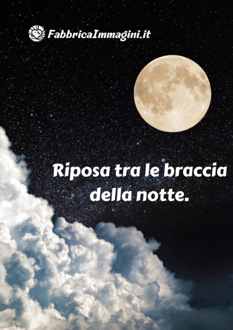 Riposa tra le braccia della notte