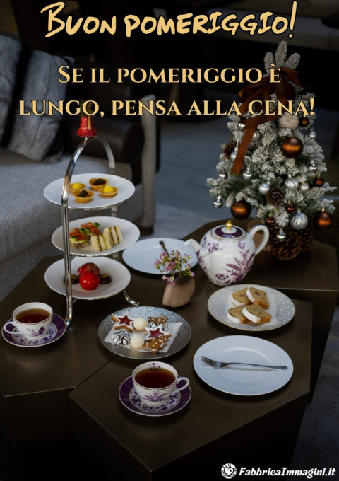 Se il pomeriggio è lungo, pensa alla cena!