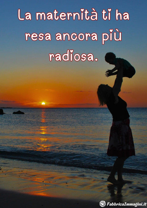 La maternità ti ha resa ancora più radiosa