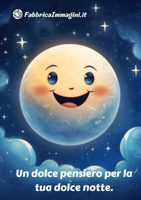 Un dolce pensiero per la tua dolce notte