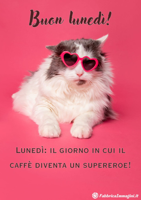 Lunedì il giorno in cui il caffè diventa un supereroe!